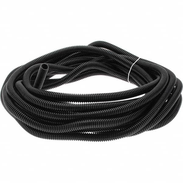 Value Collection - 25' Long, Flexible Wire Loom Conduit - Plastic, 3/8" ID - Americas Industrial Supply