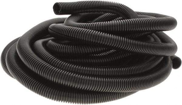 Value Collection - 25' Long, Flexible Wire Loom Conduit - Plastic, 3/4" ID - Americas Industrial Supply