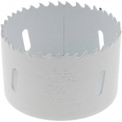 Value Collection - 2-3/4" Diam, 1-1/2" Cutting Depth, Hole Saw - Bi-Metal Saw, Toothed Edge - Americas Industrial Supply