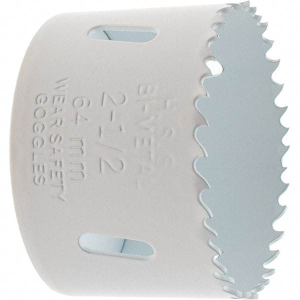 Value Collection - 2-1/2" Diam, 1-1/2" Cutting Depth, Hole Saw - Bi-Metal Saw, Toothed Edge - Americas Industrial Supply