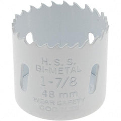 Value Collection - 1-7/8" Diam, 1-1/2" Cutting Depth, Hole Saw - Bi-Metal Saw, Toothed Edge - Americas Industrial Supply