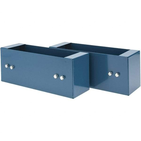 Value Collection - Black, Steel, Cabinet Universal Base Lug - 5" Wide x 12-1/2" Deep x 4" High Body - Americas Industrial Supply