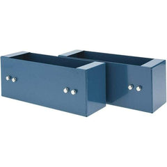 Value Collection - Black, Steel, Cabinet Universal Base Lug - 5" Wide x 12-1/2" Deep x 4" High Body - Americas Industrial Supply
