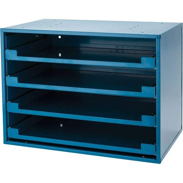 Value Collection - 4 Drawer, Small Parts Slide Rack Cabinet - 12-1/2" Deep x 20-1/2" Wide x 14-5/8" High - Americas Industrial Supply