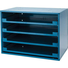 Value Collection - 4 Drawer, Small Parts Slide Rack Cabinet - 12-1/2" Deep x 20-1/2" Wide x 14-5/8" High - Americas Industrial Supply