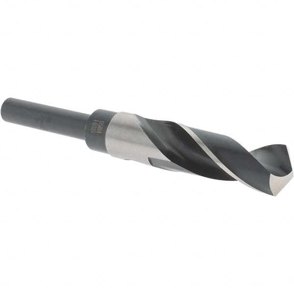 Import - 55/64" Drill, 118° Point, High Speed Steel Silver Deming & Reduced Shank Drill Bit - Americas Industrial Supply