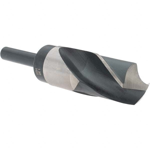 Import - 1-3/8" Drill, 118° Point, High Speed Steel Silver Deming & Reduced Shank Drill Bit - Americas Industrial Supply