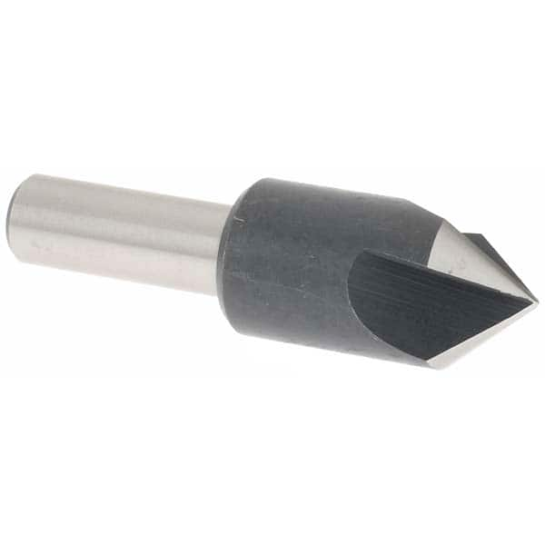 Value Collection - 5/8" Head Diam, 3/8" Shank Diam, 3 Flute 82° High Speed Steel Countersink - Americas Industrial Supply