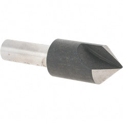 Value Collection - 5/8" Head Diam, 3/8" Shank Diam, 1 Flute 82° High Speed Steel Countersink - Americas Industrial Supply