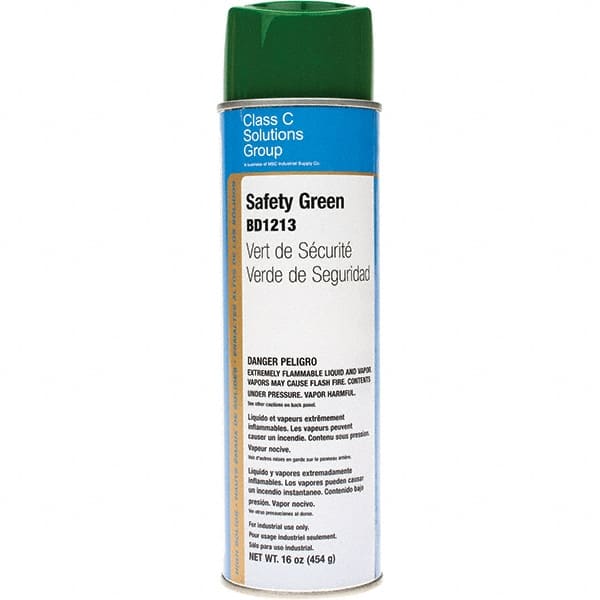 Made in USA - Spray Paints Type: Spray Paint Color: Safety Green - Americas Industrial Supply