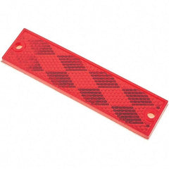 Truck-Lite - 1-1/4" Long x 4-5/16" Wide, Red Lens & Reflector - Acrylic - Americas Industrial Supply