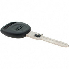 Made in USA - Chevrolet VATS Key Blank - Nickel/Plastic - Americas Industrial Supply