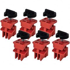 Brady - Electrical Equipment Lockouts Type: Multi-Pole Circuit Breaker Lockout Maximum Cord Diameter (Decimal Inch): 0.2812 - Americas Industrial Supply