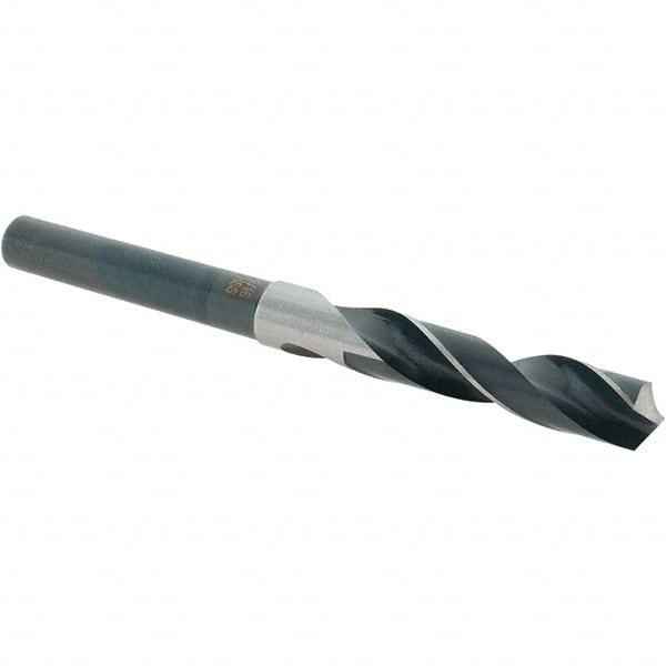Import - 9/16" Drill, 118° Point, High Speed Steel Silver Deming & Reduced Shank Drill Bit - Americas Industrial Supply