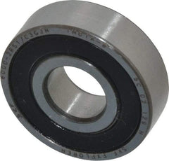 SKF - 10mm Bore Diam, 26mm OD, Double Seal Deep Groove Radial Ball Bearing - 8mm Wide, 1 Row, Round Bore, 1,960 Nm Static Capacity, 4,750 Nm Dynamic Capacity - Americas Industrial Supply