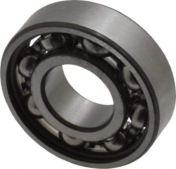 SKF - 12mm Bore Diam, 28mm OD, Open Deep Groove Radial Ball Bearing - 8mm Wide, 1 Row, Round Bore, 2,360 Nm Static Capacity, 5,400 Nm Dynamic Capacity - Americas Industrial Supply