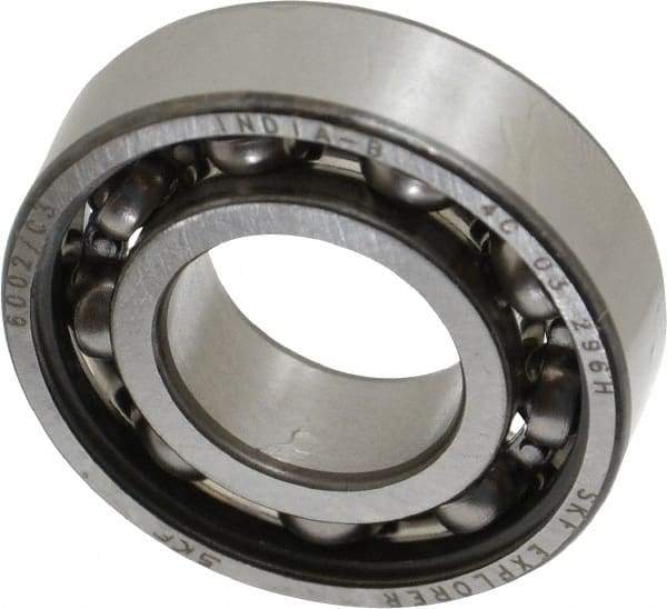 SKF - 15mm Bore Diam, 32mm OD, Open Deep Groove Radial Ball Bearing - 9mm Wide, 1 Row, Round Bore, 2,850 Nm Static Capacity, 5,850 Nm Dynamic Capacity - Americas Industrial Supply