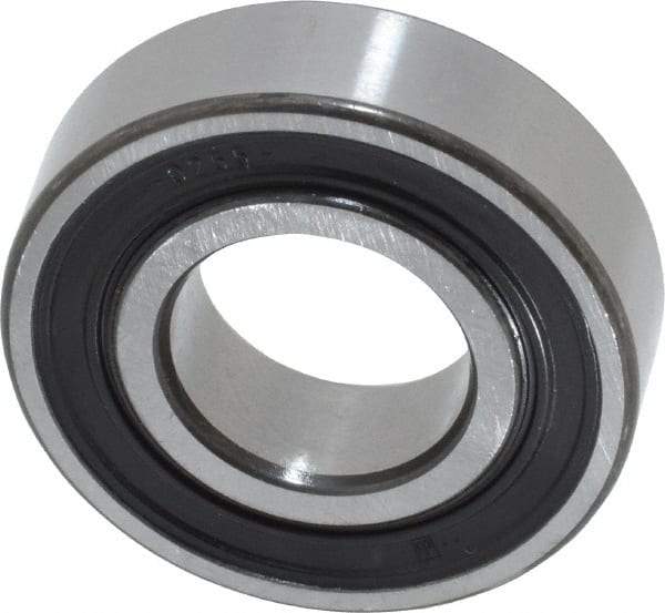 SKF - 15mm Bore Diam, 32mm OD, Double Seal Deep Groove Radial Ball Bearing - 9mm Wide, 1 Row, Round Bore, 2,850 Nm Static Capacity, 5,850 Nm Dynamic Capacity - Americas Industrial Supply