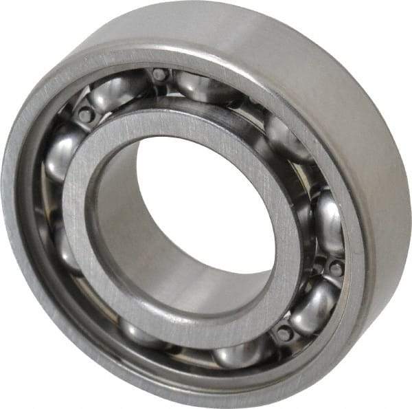 SKF - 20mm Bore Diam, 42mm OD, Open Deep Groove Radial Ball Bearing - 12mm Wide, 1 Row, Round Bore, 5,000 Nm Static Capacity, 9,950 Nm Dynamic Capacity - Americas Industrial Supply