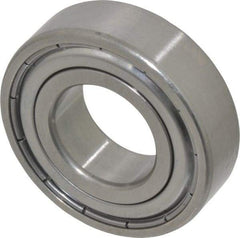SKF - 20mm Bore Diam, 42mm OD, Double Shield Deep Groove Radial Ball Bearing - 12mm Wide, 1 Row, Round Bore, 5,000 Nm Static Capacity, 9,950 Nm Dynamic Capacity - Americas Industrial Supply