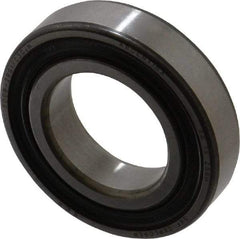 SKF - 30mm Bore Diam, 55mm OD, Double Seal Deep Groove Radial Ball Bearing - 13mm Wide, 1 Row, Round Bore, 8,300 Nm Static Capacity, 13,800 Nm Dynamic Capacity - Americas Industrial Supply