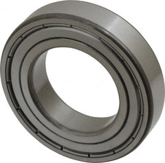 SKF - 35mm Bore Diam, 62mm OD, Double Shield Deep Groove Radial Ball Bearing - 14mm Wide, 1 Row, Round Bore, 10,200 Nm Static Capacity, 16,800 Nm Dynamic Capacity - Americas Industrial Supply