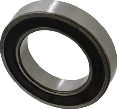 SKF - 50mm Bore Diam, 80mm OD, Double Seal Deep Groove Radial Ball Bearing - 16mm Wide, 1 Row, Round Bore, 16,000 Nm Static Capacity, 22,900 Nm Dynamic Capacity - Americas Industrial Supply