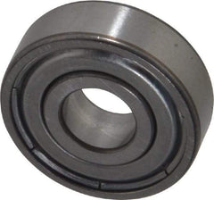 SKF - 8mm Bore Diam, 22mm OD, Double Shield Deep Groove Radial Ball Bearing - 7mm Wide, 1 Row, Round Bore, 1,370 Nm Static Capacity, 3,450 Nm Dynamic Capacity - Americas Industrial Supply