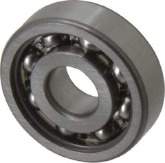 SKF - 10mm Bore Diam, 30mm OD, Open Deep Groove Radial Ball Bearing - 9mm Wide, 1 Row, Round Bore, 2,360 Nm Static Capacity, 5,400 Nm Dynamic Capacity - Americas Industrial Supply