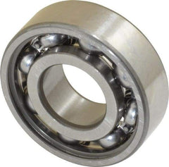 SKF - 15mm Bore Diam, 35mm OD, Open Deep Groove Radial Ball Bearing - 11mm Wide, 1 Row, Round Bore, 3,750 Nm Static Capacity, 8,060 Nm Dynamic Capacity - Americas Industrial Supply
