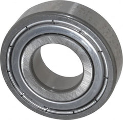 SKF - 15mm Bore Diam, 35mm OD, Double Shield Deep Groove Radial Ball Bearing - 11mm Wide, 1 Row, Round Bore, 3,750 Nm Static Capacity, 8,060 Nm Dynamic Capacity - Americas Industrial Supply