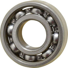 SKF - 20mm Bore Diam, 47mm OD, Open Deep Groove Radial Ball Bearing - 14mm Wide, 1 Row, Round Bore, 6,550 Nm Static Capacity, 13,500 Nm Dynamic Capacity - Americas Industrial Supply