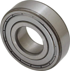 SKF - 20mm Bore Diam, 47mm OD, Double Shield Deep Groove Radial Ball Bearing - 14mm Wide, 1 Row, Round Bore, 6,550 Nm Static Capacity, 13,500 Nm Dynamic Capacity - Americas Industrial Supply