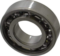 SKF - 25mm Bore Diam, 52mm OD, Open Deep Groove Radial Ball Bearing - 15mm Wide, 1 Row, Round Bore, 7,800 Nm Static Capacity, 14,800 Nm Dynamic Capacity - Americas Industrial Supply