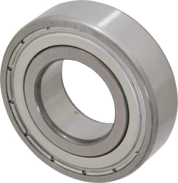SKF - 25mm Bore Diam, 52mm OD, Double Shield Deep Groove Radial Ball Bearing - 15mm Wide, 1 Row, Round Bore, 7,800 Nm Static Capacity, 14,800 Nm Dynamic Capacity - Americas Industrial Supply