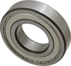 SKF - 35mm Bore Diam, 72mm OD, Double Shield Deep Groove Radial Ball Bearing - 17mm Wide, 1 Row, Round Bore, 15,300 Nm Static Capacity, 27,000 Nm Dynamic Capacity - Americas Industrial Supply