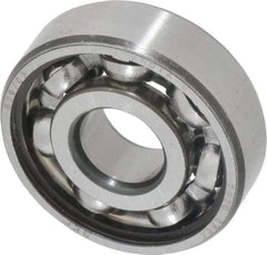 SKF - 9mm Bore Diam, 26mm OD, Open Deep Groove Radial Ball Bearing - 8mm Wide, 1 Row, Round Bore, 1,960 Nm Static Capacity, 4,750 Nm Dynamic Capacity - Americas Industrial Supply