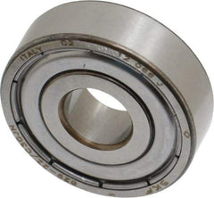 SKF - 9mm Bore Diam, 26mm OD, Double Shield Deep Groove Radial Ball Bearing - 8mm Wide, 1 Row, Round Bore, 1,960 Nm Static Capacity, 4,750 Nm Dynamic Capacity - Americas Industrial Supply