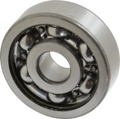 SKF - 10mm Bore Diam, 35mm OD, Open Deep Groove Radial Ball Bearing - 11mm Wide, 1 Row, Round Bore, 3,400 Nm Static Capacity, 8,520 Nm Dynamic Capacity - Americas Industrial Supply