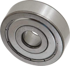 SKF - 10mm Bore Diam, 35mm OD, Double Shield Deep Groove Radial Ball Bearing - 11mm Wide, 1 Row, Round Bore, 3,400 Nm Static Capacity, 8,520 Nm Dynamic Capacity - Americas Industrial Supply