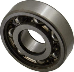 SKF - 20mm Bore Diam, 52mm OD, Open Deep Groove Radial Ball Bearing - 15mm Wide, 1 Row, Round Bore, 7,800 Nm Static Capacity, 16,800 Nm Dynamic Capacity - Americas Industrial Supply