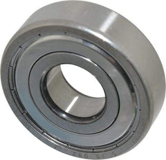 SKF - 20mm Bore Diam, 52mm OD, Double Shield Deep Groove Radial Ball Bearing - 15mm Wide, 1 Row, Round Bore, 7,800 Nm Static Capacity, 16,800 Nm Dynamic Capacity - Americas Industrial Supply