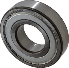 SKF - 45mm Bore Diam, 100mm OD, Double Shield Deep Groove Radial Ball Bearing - 25mm Wide, 1 Row, Round Bore, 31,500 Nm Static Capacity, 55,300 Nm Dynamic Capacity - Americas Industrial Supply