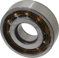 SKF - 12mm Bore Diam, 32mm OD, Open Angular Contact Radial Ball Bearing - 10mm Wide, 1 Row, Round Bore, 3,800 Lb Static Capacity, 7,610 Lb Dynamic Capacity - Americas Industrial Supply