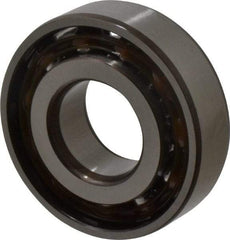 SKF - 20mm Bore Diam, 47mm OD, Open Angular Contact Radial Ball Bearing - 14mm Wide, 1 Row, Round Bore, 8,300 Lb Static Capacity, 14,000 Lb Dynamic Capacity - Americas Industrial Supply
