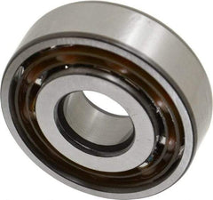SKF - 15mm Bore Diam, 42mm OD, Open Angular Contact Radial Ball Bearing - 13mm Wide, 1 Row, Round Bore, 6,700 Lb Static Capacity, 13,000 Lb Dynamic Capacity - Americas Industrial Supply