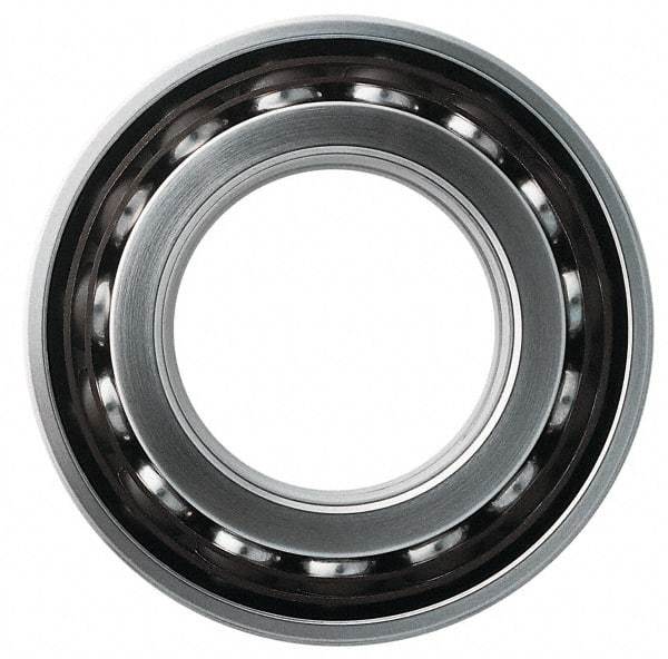 SKF - 12mm Bore Diam, 37mm OD, Open Angular Contact Radial Ball Bearing - 12mm Wide, 1 Row, Round Bore, 5,000 Lb Static Capacity, 10,600 Lb Dynamic Capacity - Americas Industrial Supply