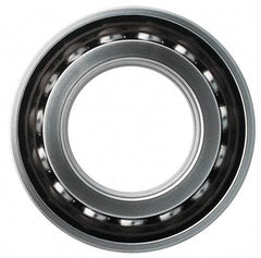 SKF - 20mm Bore Diam, 52mm OD, Open Angular Contact Radial Ball Bearing - 22.2mm Wide, 2 Rows, Round Bore, 15,000 Lb Static Capacity, 22,500 Lb Dynamic Capacity - Americas Industrial Supply