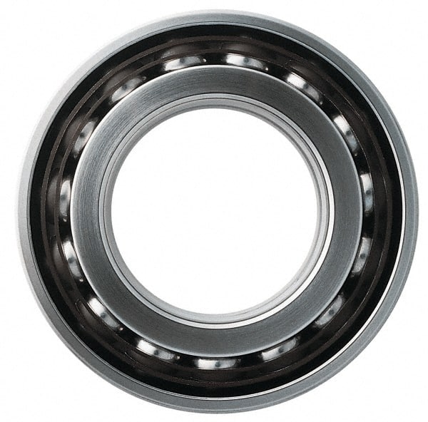 Angular Contact Ball Bearing: 75 mm Bore Dia, 130 mm OD, 25 mm OAW, Without Flange 40 ° Contact Angle, 60,000 lb Static Load, 70,200 lb Dynamic Load