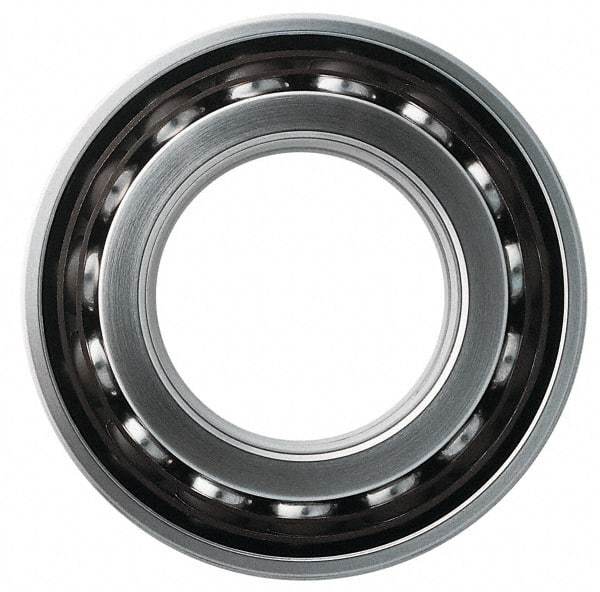 SKF - 45mm Bore Diam, 100mm OD, Double Shield Angular Contact Radial Ball Bearing - 39.7mm Wide, 2 Rows, Round Bore, 53,000 Lb Static Capacity, 72,800 Lb Dynamic Capacity - Americas Industrial Supply